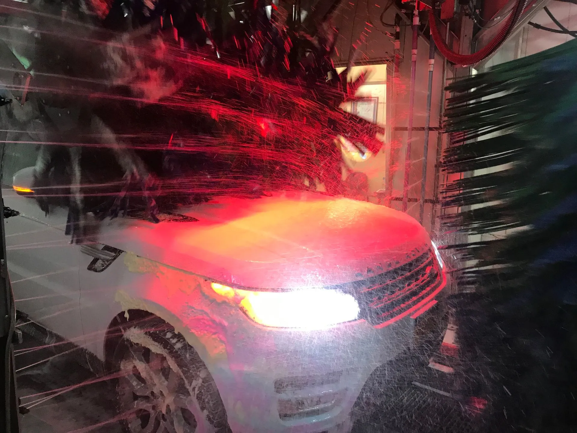 Newburgh Auto Spa automatic car wash tunnel with foam and brushes